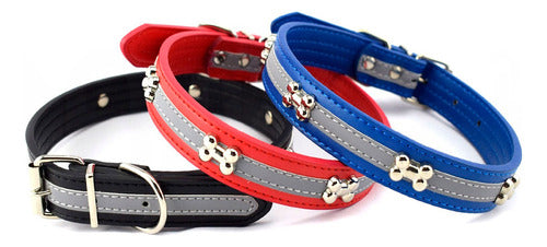 Adjustable Reflective Eco Leather Cat Collar Pets Nº1 0