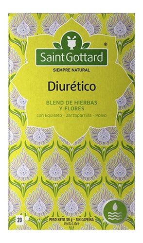 Pack X 6 Tisana Diuretico Saint Gottard X20 Saquitos 1