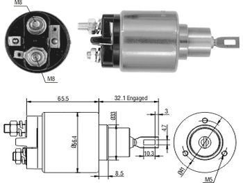 Bosch Solenoid Volkswagen Gol/Chevrolet/Fiat/BMW 3TOR 12V 1