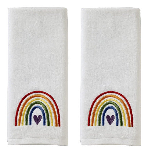 Skl Home Pride Rainbow Juego De Toallas De Mano, 25  X 16 , 0