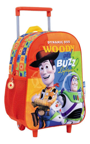 Disney Toy Story Children’s Backpack with Trolley 30cm Red 43156 0