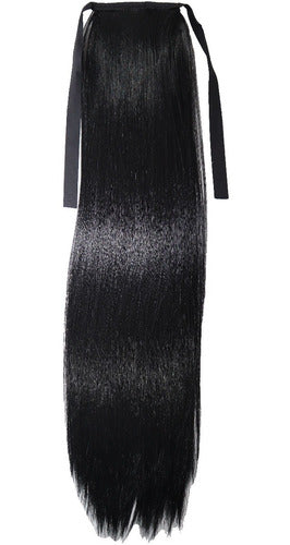 Yang 10 X Premium Synthetic Ponytail Hair Extensions Similar to Natural 0