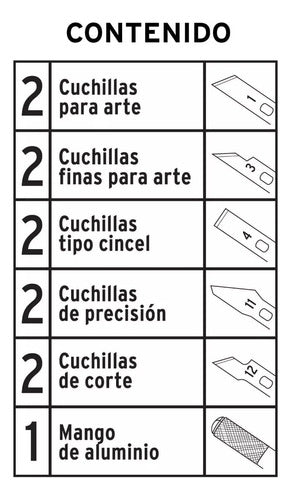 Juego De Cutter Truper 11 Piezas Exa-11 - Lnf 2