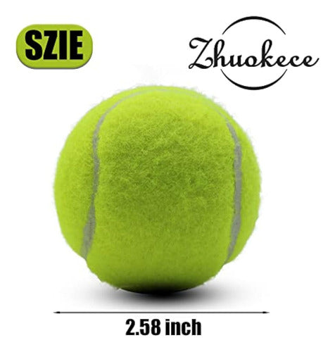 Zhuokece Pelotas De Tenis, Paquete De 18 Pelotas 4