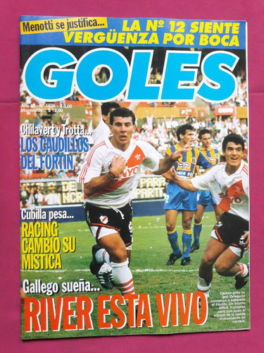 Revista Goles N° 1836 Año 1994 Chilavert Trotta Cedres Orteg 0