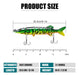 Truscend 3 Prepared Fishing Lures - Saltwater/Freshwater Bait Swim Baits 1