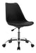 Vonne Black Tulip Office Chair with Wheels - Synthetic Leather 0