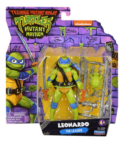 Tortugas Ninja Movie Leonardo C/acc 10 Cm Int 83269 0