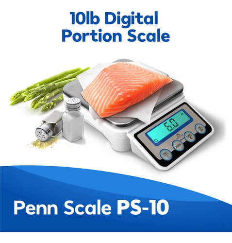 Penn Scale Ps-10 - Báscula Digital De Porciones De Cocina,. 1