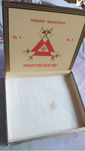 Caja De Habanos De Madera Montecristo 15x17x2,5cmm -martínez 4