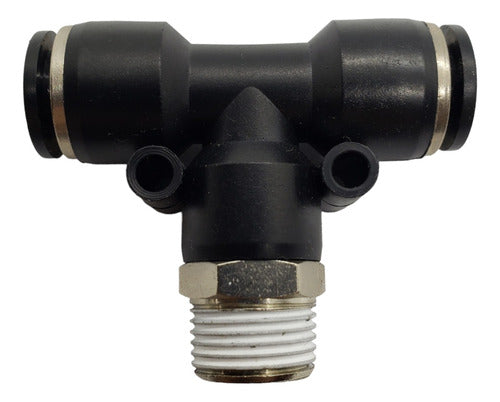 EUROMATIC Quick Connect Tee Fitting 1/4 BSPT for 10mm Tube 0