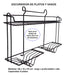 Pias Dish Drying Rack! Kitchen Organizer Set! Length 120 Cm! 2