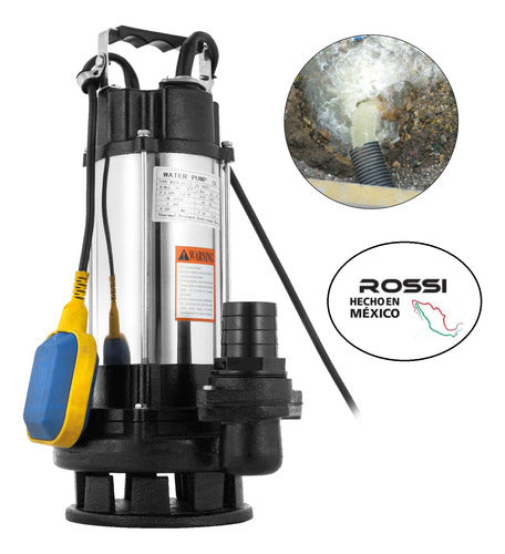 Rossi Hnos Submersible Pump 750w Dirty/Clean Water 1