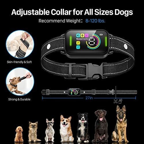 Collar Antiladridos Para Perros Recargable 8 Sensibilidades 7