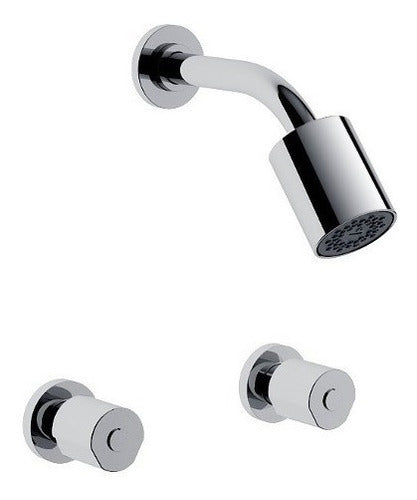 FV GRIFERIA Obera Shower Faucet 2 Handles Without Transfer 0109/G5 0