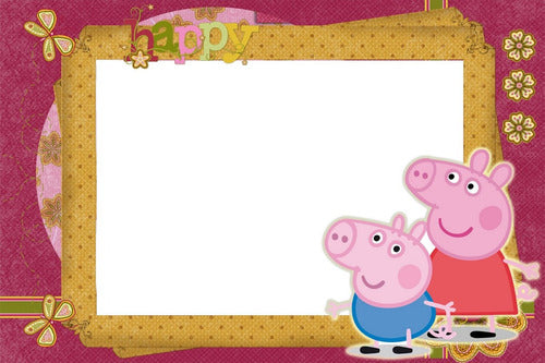 Deco Gráfica Pepa Pig Gigantography - 120x80 cm 0