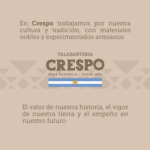 Crespo Bozal De Cuero Crudo Sobado Modelo Frente Partida 6