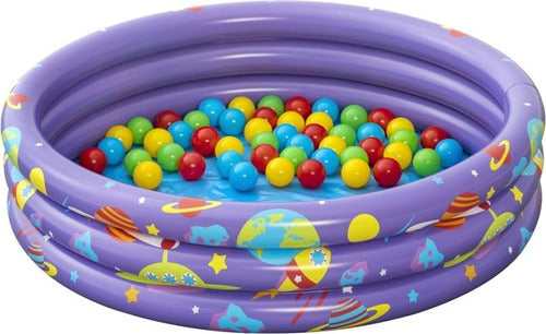 Piscina Infantil Pelotero Inflable 102cm Bestway +50 Pelotas 0