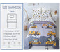 Cokouchyi Construction Truck Kids Bedding Set 4