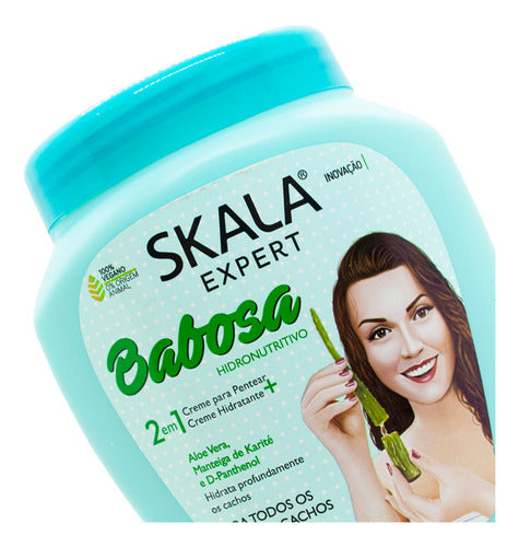 Skala Kit Babosa Aloe Vera Máscara + Shampoo Enjuague 3c 3