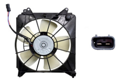 Electroventilador Con Soporte -tyc- Honda Fit 2007-08 0