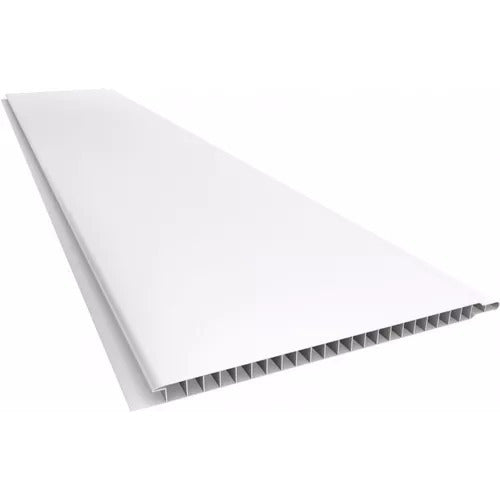 White PVC Ceiling Panel 14.5mm x 6m x 20cm 0