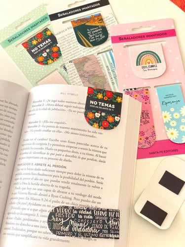 Santa Fe Ediciones Christian Magnetic Bookmarks Pack of 9 1