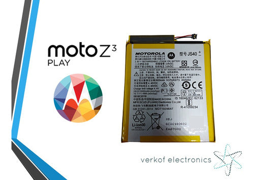 Motorola Bateria Moto JS40 XT1929-6 - Moto Z3 Play Original 1