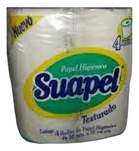 Suapel Textured Toilet Paper Pack 4x30m - X24u - Dh Store 0