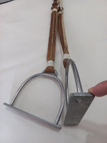 Artesanias Identidad Gaucha Stainless Steel Stirrups 1