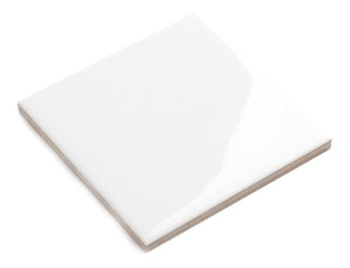 Matte White Square Tiles 10x10 for Kitchen and Bathroom 0