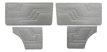 Set of 2 Upholstered Rear Door Panels Fiat 147 Gray + Clips 4