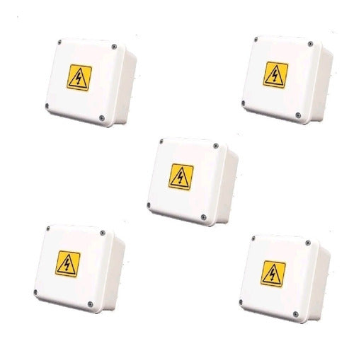 Roker Waterproof Junction Box 78x78x54 PR996/54 Pack of 5 0