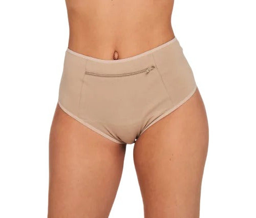 Universal Cotton Underwear with Pocket Zipper Kiero 2915 0
