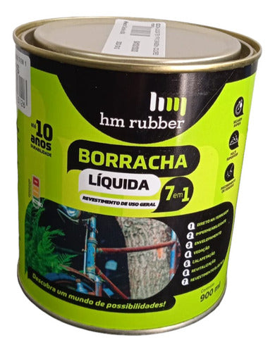 Hm Rubber Goma Liquida 7 En 1 Pintura 900ml Negro - Héctor Cardelino 0