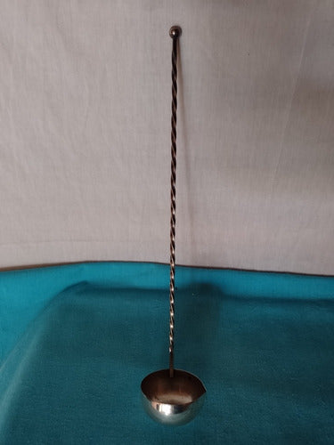 Cónico Stainless Steel Antique Cocktail Ladle 0