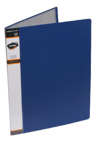 Rideo A4 Folder with 10 Sleeves - 1 Unit 0