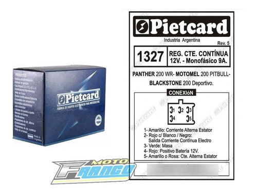 Regulator Voltage Pietcard 1327 Panther Wr 200 Pitbull 200 1