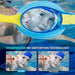 Portzon Black and Blue Unisex Swimming Goggles 4