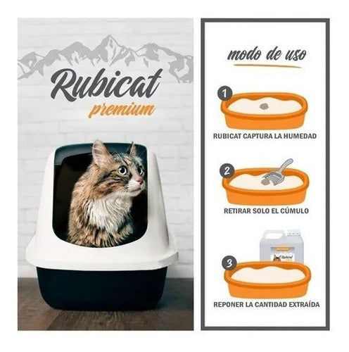 Piedritas Para Gatos Aglomerante Rubicat Premium 22kg Persa 1