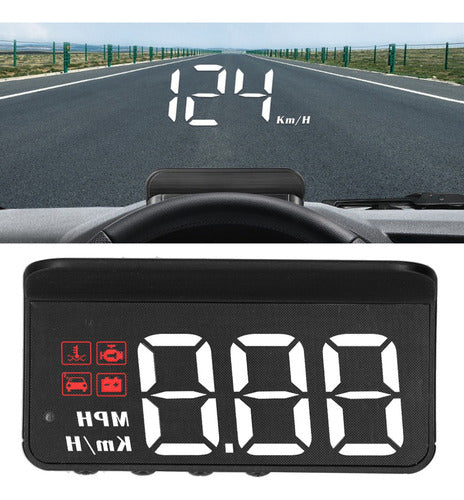 Medidor De Projetor De Pára-brisa Com Display Frontal Obd2 2