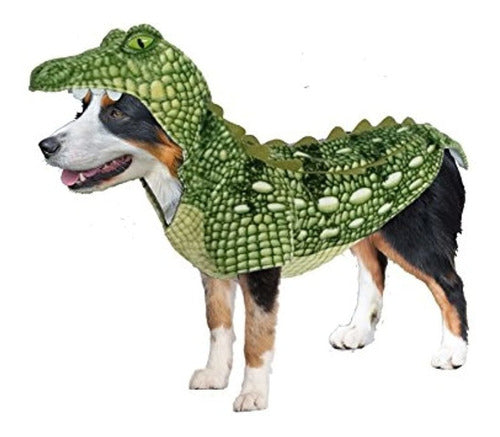 Amazing Pet Products Green Crocodile Wannabe Dog Coat 0