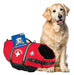 Paws Aboard Red Large Dog Life Jacket 0