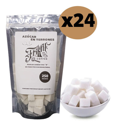 Frikaf Sugar Cubes Doy Pack X 250 Grams X 24 0