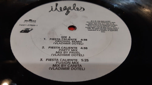 Ilegales Fiesta Caliente Vinilo Maxi Usa 96 Muy Buen Estado 2