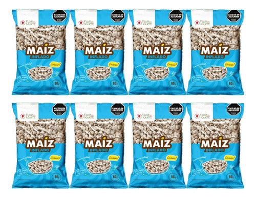 Pack X8 - Tutucas Maiz Inflado Livianas - Flor Del Norte 80g 0