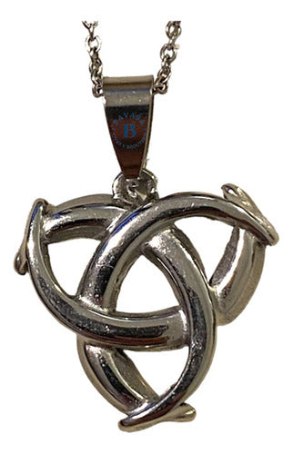 Surgical Steel Amulet Pendant Protection Luck Energy Om with Gift Chain 13