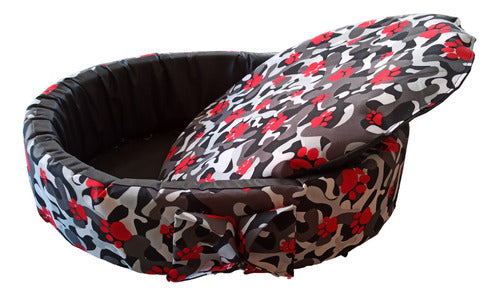 Mis Pulguitas Moises Con Almohadon Cucha Cama Gato Perro Mascota 50 X 42 1