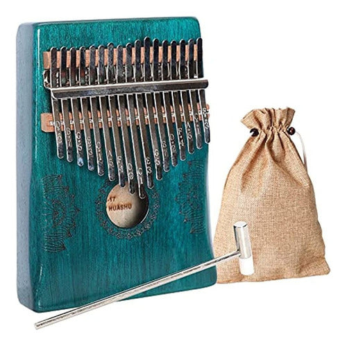 Ubblove Kalimba Thumb Piano 17 Keys, Portable Mbira Finger Piano 0