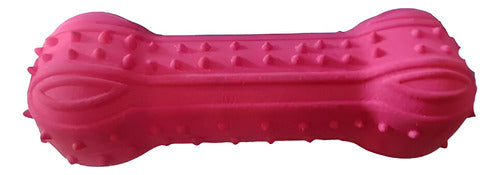 Shop Chew Bone for Pets with Squeaker and Textured Design in Various Fluorescent Colors 4